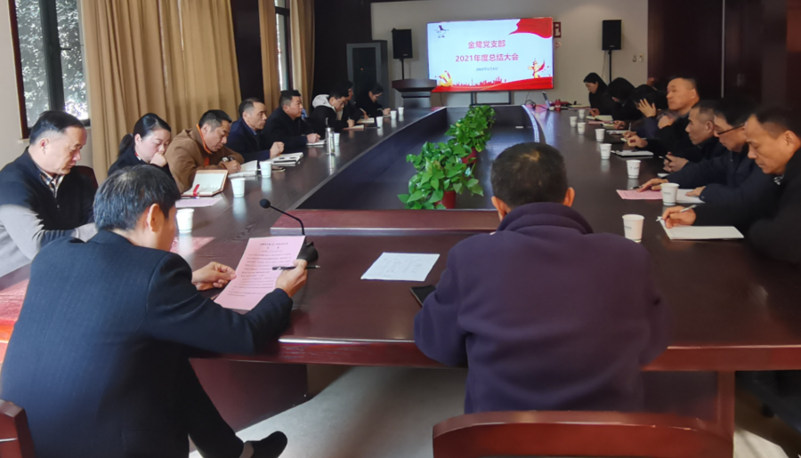 球王会集团党支部2021年度总结大会圆满落幕