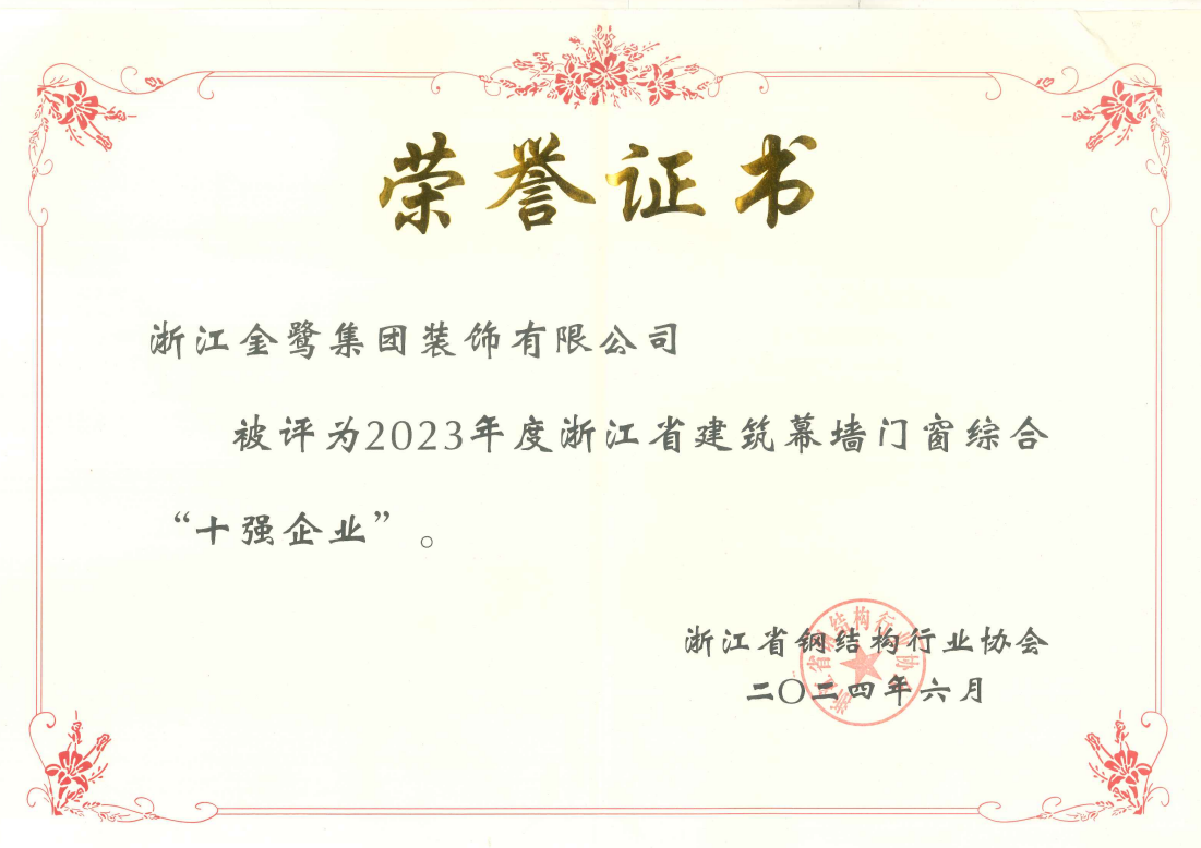 喜讯︱球王会装饰荣获2023年行业先进企业、双十强企业称呼-球王会新闻-球王会有限公司